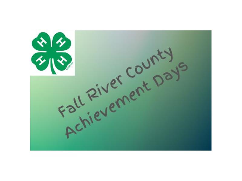 Logo for 2023 Fall River County 4-H Achievement Days