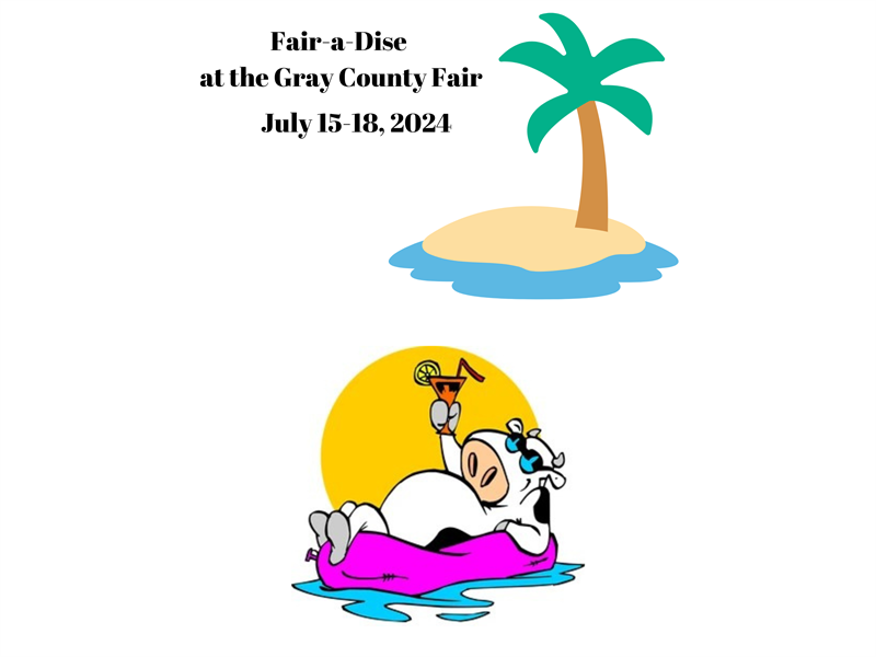 Logo for 2024 Gray County Free Fair