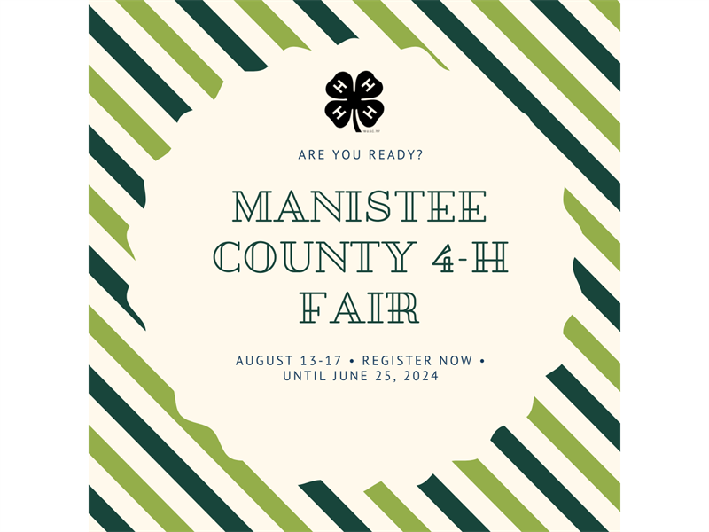 Logo for 2024 Manistee County 4-H Showcase