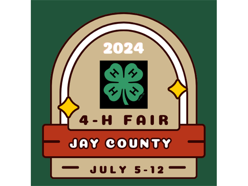 Logo for 2024 Jay County 4-H Fair